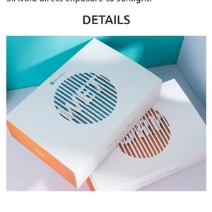 Base Blue dry and wet dual action facial cleansing wipes. One box with 20 wipes